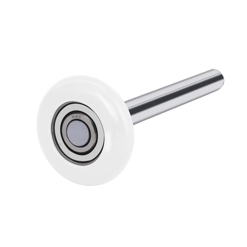 XiKe 10 Pack White 2" Nylon Garage Door Roller 4" Stem, Quiet/Durable and High Load, Use 6200-2RS Double Seals Precision Bearings. - Image 5